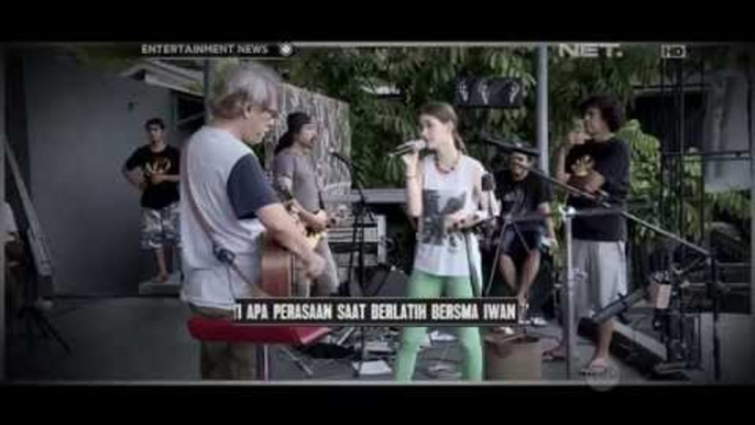 Millane Fernandez latihan bersama Iwan Fals