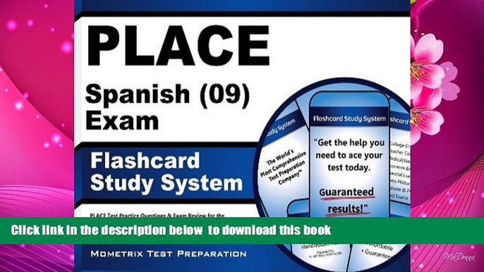 Audiobook  PLACE Spanish (09) Exam Flashcard Study System: PLACE Test Practice Questions   Exam