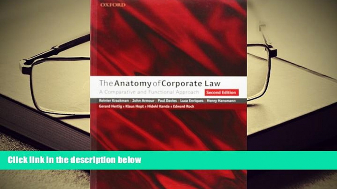 PDF [FREE] DOWNLOAD  The Anatomy of Corporate Law: A Comparative and Functional Approach TRIAL EBOOK