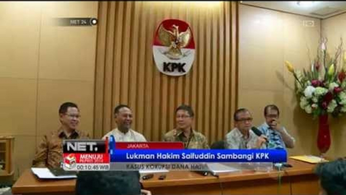 NET24 - Lukman Hakim Saifuddin sambangin KPK, diskusikan kasus dugaan korupsi