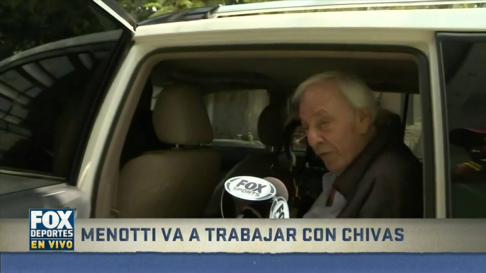 EXCLUSIVA: Menotti confirma relaciones laborales con Chivas