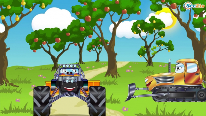 Cartoons for children about Garbage Trucks - Kids Cartoon about Cars: Video for Kids