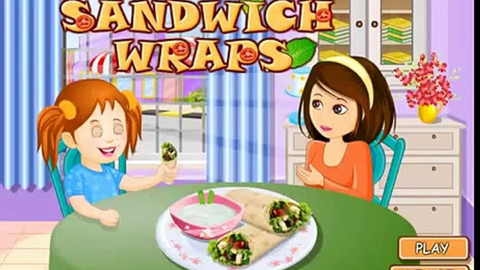 Cooking Games Jeux Sandwich Wraps recepies for girls and boyz Juegos para los niños p5DvfH4brY