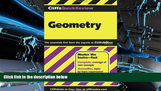 PDF  CliffsQuickReview Geometry (Cliffs Quick Review (Paperback)) For Ipad