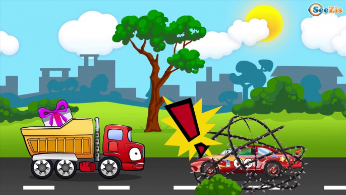 Kids Cartoons about Truck and Garbage Truck. Trucks Adventures Cartoon for children 41 Episode