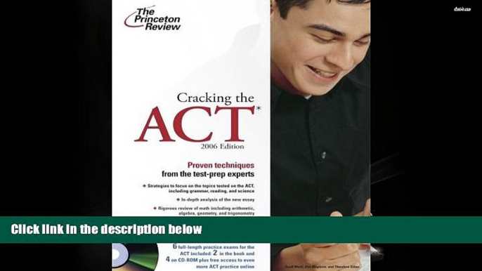 BEST PDF  Cracking the ACT with Sample Tests on CD-ROM, 2006 Edition (College Test Prep) Princeton