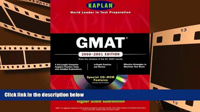 Download [PDF]  KAPLAN GMAT 2000-2001 WITH CD-ROM (Kaplan GMAT Premier Program (w/CD)) For Ipad