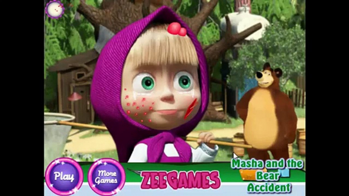 MASHA AND THE BEAR ACCIDENT - Masha videos games for kids