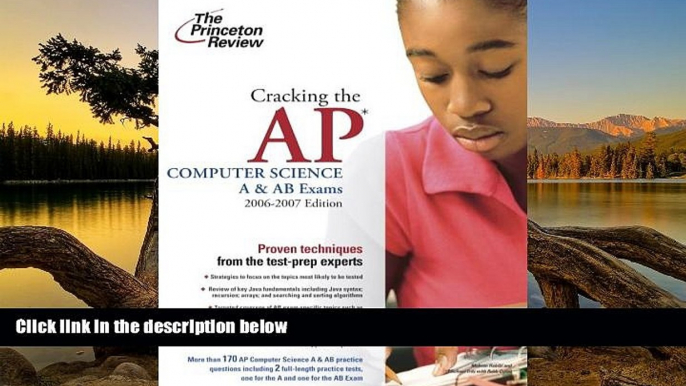 Read Online Cracking the AP Computer Science A   AB Exams, 2006-2007 Edition (College Test