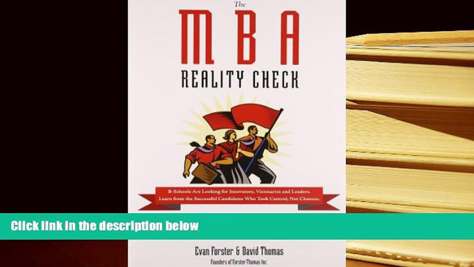 Download The MBA Reality Check: Make the School You Want, Want You For Ipad