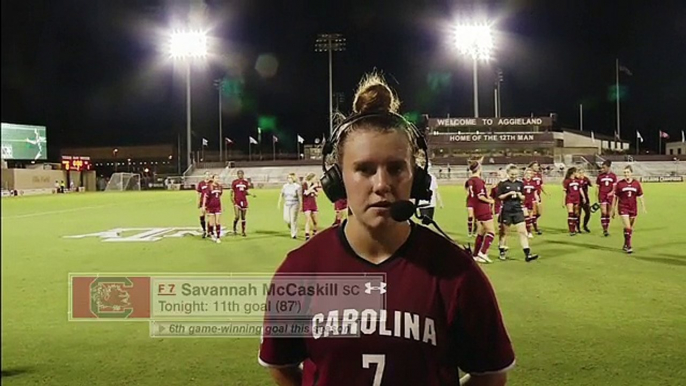 No. 5 Gamecocks take down Aggies 1-0