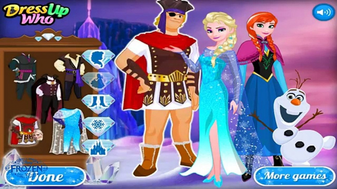 Frozen Elsa & Princesses - Halloween Elsa, Anna, Kristoff & Olaf dress up Games