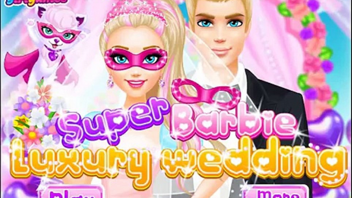 Super Barbie Luxury Wedding - Barbie games - Cartoons for Children - Games for children