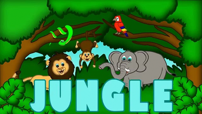 Learning to Spell in the Jungle - ABC Songs for Kids - Alphabet Toddlers Preschool -Animal Sounds