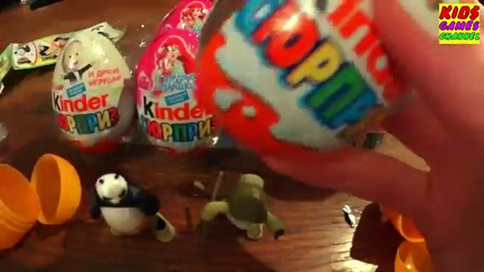 Kinder Surprise Kung fu Panda 3, Kinder Surprise Eggs Kung fu Panda