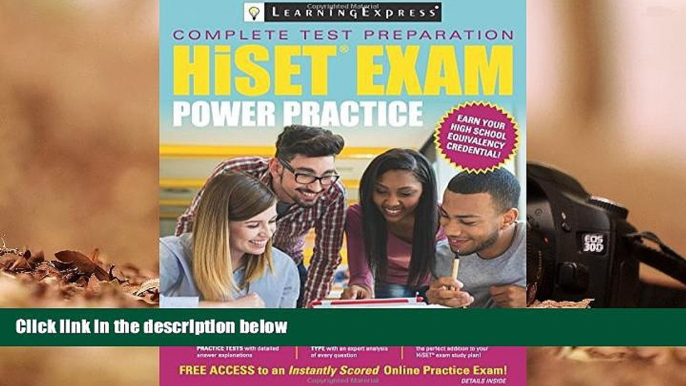 BEST PDF  Complete Test Preparation HISET Exam Power Practice Learning Express Editors READ ONLINE