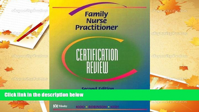 Download [PDF]  Family Nurse Practitioner Certification Review, 2e Pamela Stinson Kidd  BOOK ONLINE