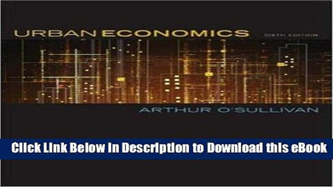 DOWNLOAD Urban Economics Mobi