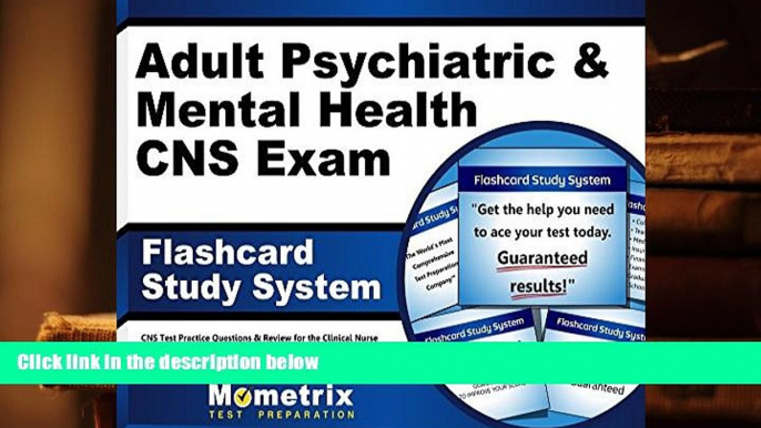 Audiobook  Adult Psychiatric   Mental Health CNS Exam Flashcard Study System: CNS Test Practice