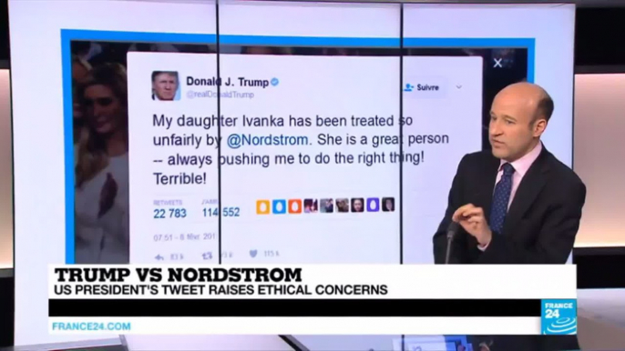 Trump VS Nordstrom: Do US president's tweets raise ethical concerns?