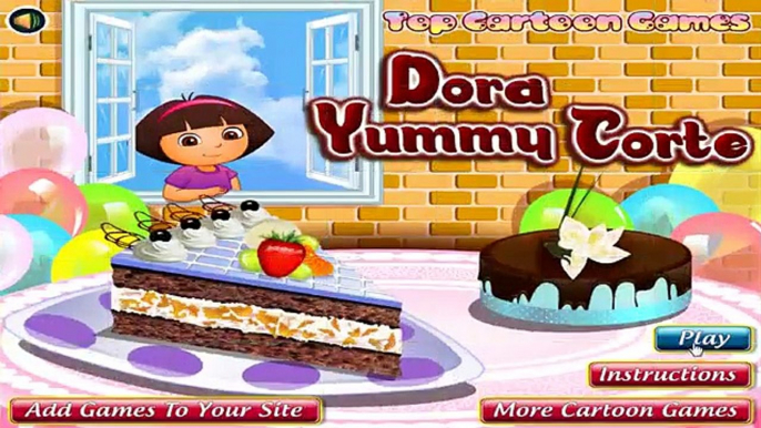 dora aventureira em português - Baby Dora Yummy Cake Decorating Games - dora en español 138