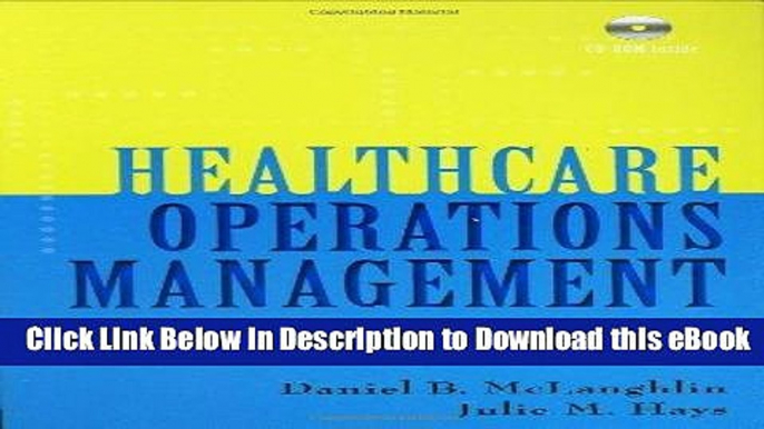 [Read Book] Healthcare Operations Management Kindle