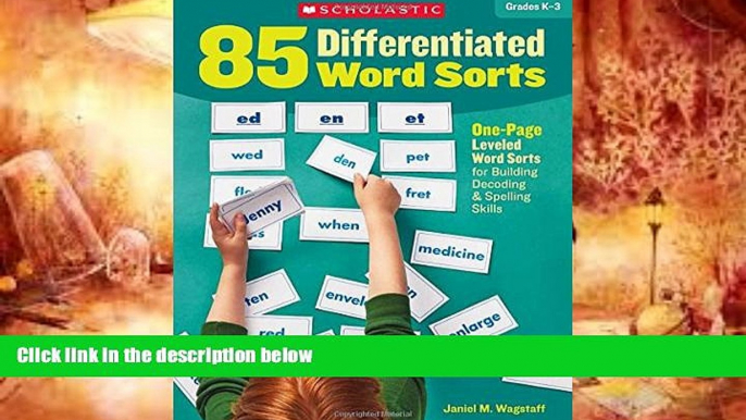 Audiobook  85 Differentiated Word Sorts: One-Page Leveled Word Sorts for Building Decoding