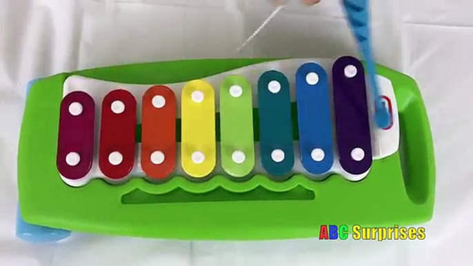 Xylophone Musical Toys for Kids Learn Colors Play Nursery Rhymes Songs Preschool Toddlers Baby ABC