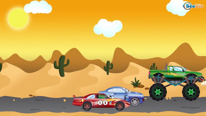 CAR Cartoons - Racing Cars - Sea Adventures - Cartoons and Videos for children. Episode 54