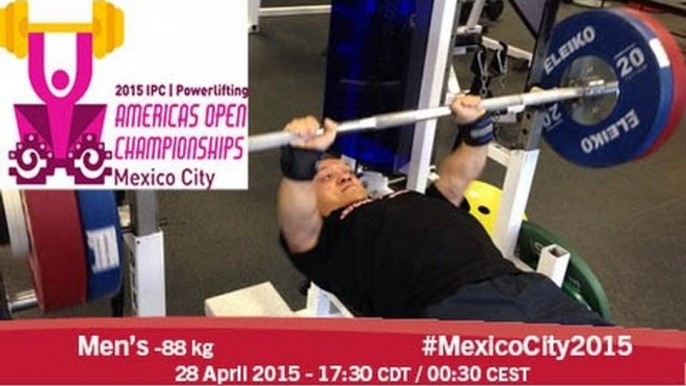 Men’s -88 kg | 2015 IPC Powerlifting Open Americas Championships, Mexico City