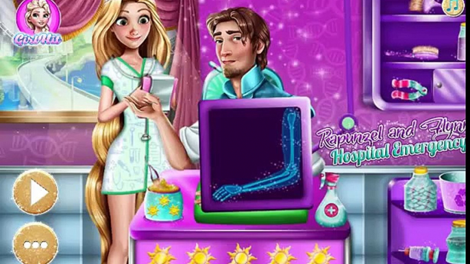 Rapunzel and Flynn Hospital Emergency Disney Princess Doctor Games