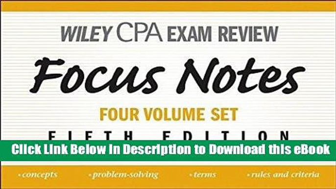 DOWNLOAD Wiley CPA Examination Review Set Kindle