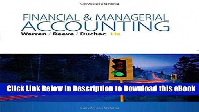 [Read Book] Financial   Managerial Accounting Mobi