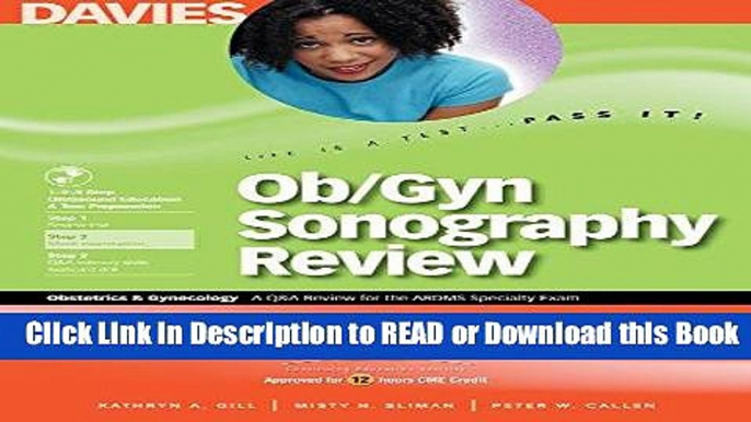 BEST PDF Ob/Gyn Sonography Review: A Review for the Ardms Obstetrics   Gynecology Exam Read Online