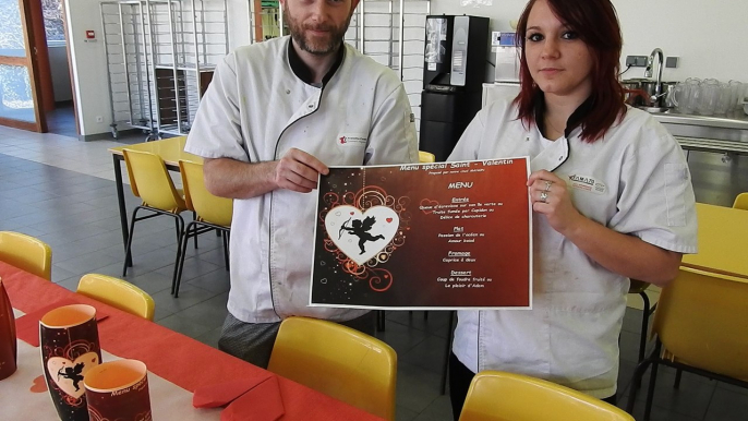 UN MENU SPECIAL SAINT-VALENTIN AU CFA DE VESOUL