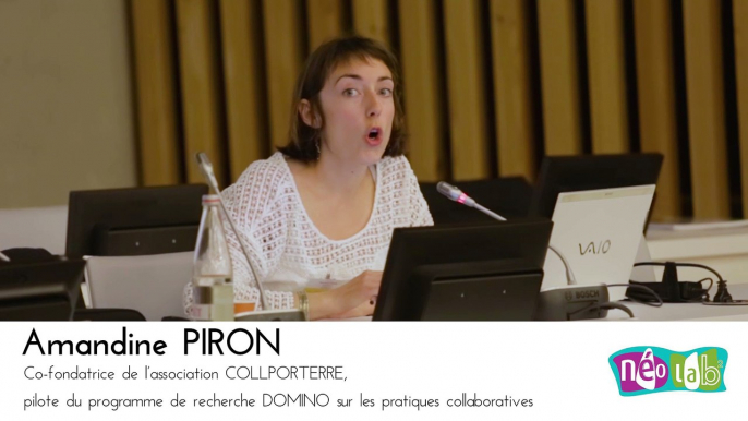 Forum néolab² Lorient 6 juin 2016 - Amandine PIRON - Economie collaborative partie 1