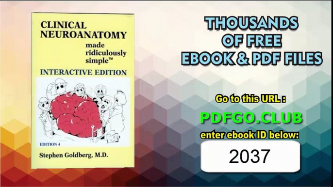 Clinical Neuroanatomy Made Ridiculously Simple by Stephen Goldberg 4th (fourth) (2010) Paperback