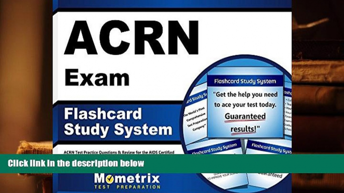 Download [PDF]  ACRN Exam Flashcard Study System: ACRN Test Practice Questions   Review for the