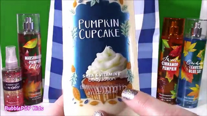 BATH & BODY WORKS HAUL! Fall Scented Pumpkin Marshmallow Lotion & SPRAY! Justice BFF Lip GLOSS!