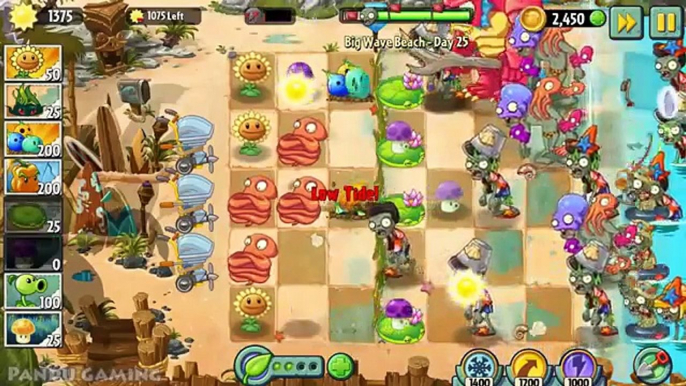 Plants vs. Zombies 2 / Big Wave Beach - Day 25-28 / Gameplay Walkthrough iOS/Android