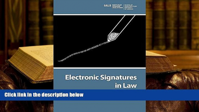 FREE [PDF]  Electronic Signatures in Law  BEST PDF