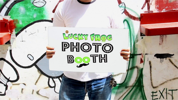OC Elite Open Air Photo Booth Rentals Lucy Frog Photo Booth