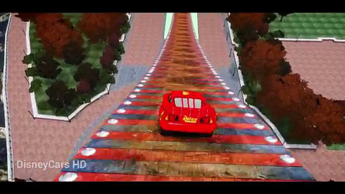 Disney Cars Lightning McQueen vs Dinoco Lightning McQueen Videos for Kids (Spiderman Nursery Rhymes)