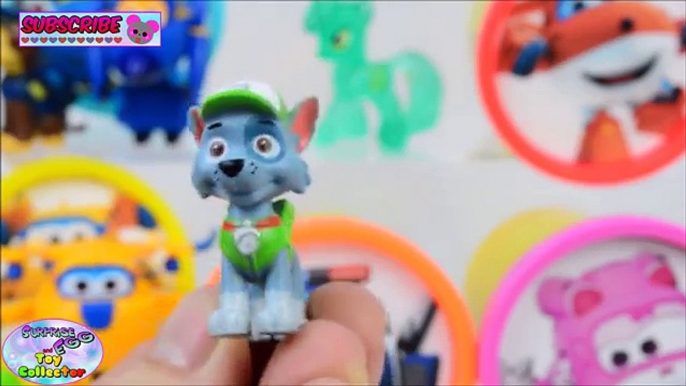 Learn Colors with Super Wings My Little Pony Paw Patrol 출동 슈퍼윙스 Surprise Egg and Toy Collector SETC