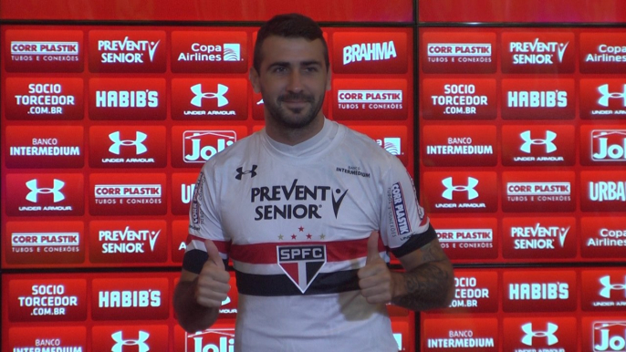 Apresentado, Pratto explica escolha pelo São Paulo: 'Um dos maiores do Brasil'