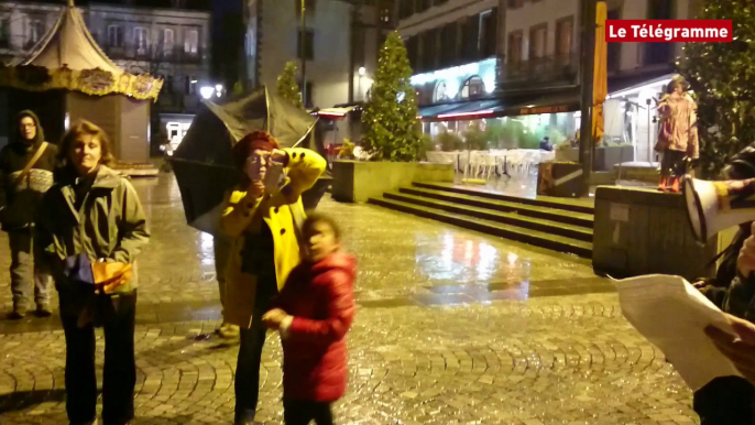 Quimper. Une soixantaine de personnes rassemblées contre les violences policières