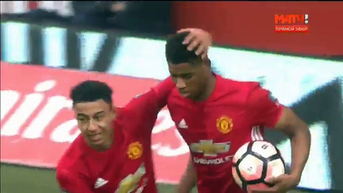 GOAL Rashford BLACKBURN VS MANCHESTER UNITED 1-2 19_02_2017 [HD]