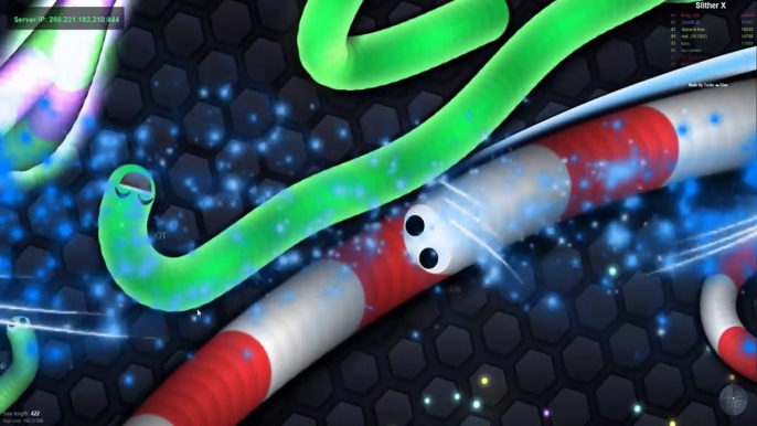 Slither.io Epic Small Snake Vs Longest Snake Trolling Kill In Slither.io! (Slitherio Funny