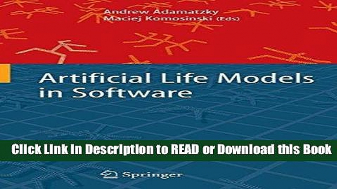 Books Artificial Life Models in Software Free Books