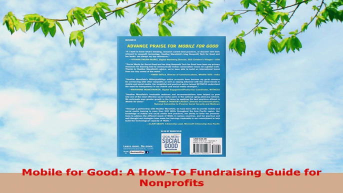 READ ONLINE  Mobile for Good A HowTo Fundraising Guide for Nonprofits